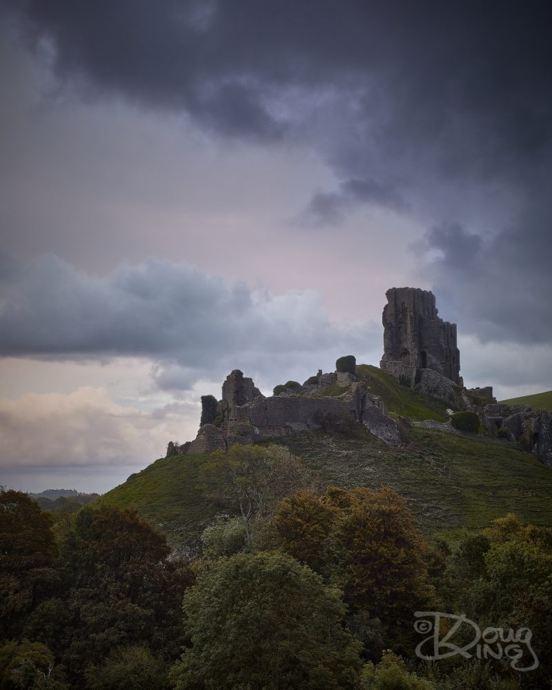 Storm Alex at Corfe Castle